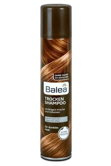 Shampooing sec Balea pour cheveux foncés 200 ml