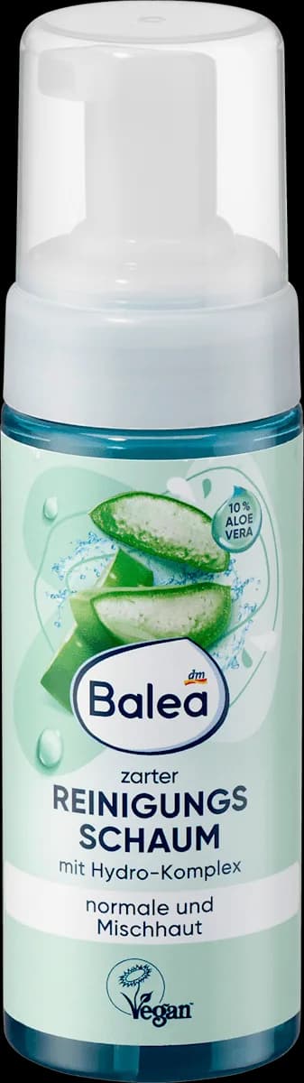 Mousse nettoyante douce pour le visage Balea